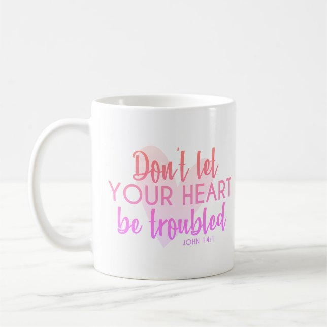 Mug Christian Coloré Moderne Inspiration Verse (Gauche)