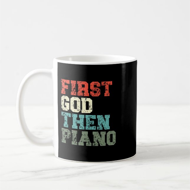 Mug Christian First Dieu Alors Piano Player Christian  (Gauche)