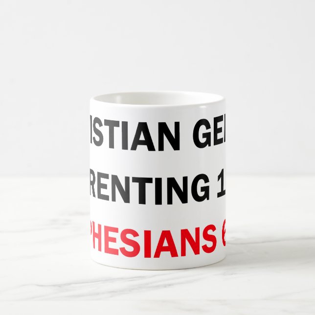 Mug Christian Gentle Parenting 101 : Éphésiens 6:4 (Centre)