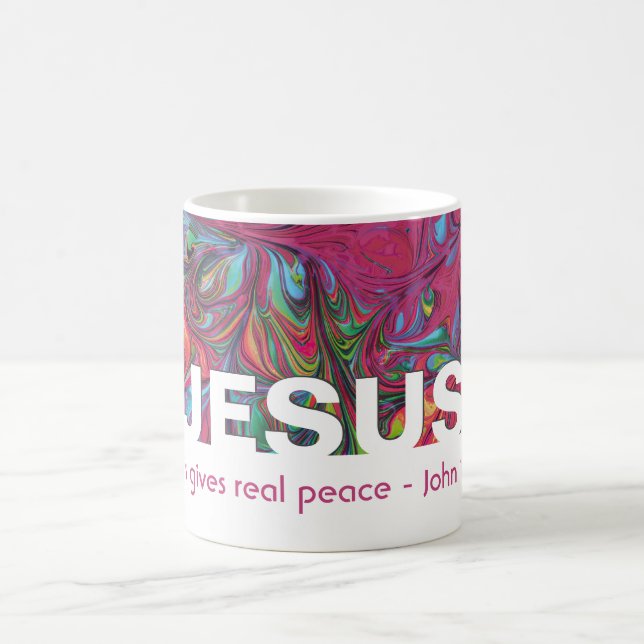 Mug Christian JESUS donne une vraie paix personnalisée (Centre)