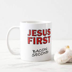 Mug Christian Jésus Premier Bacon Deuxième