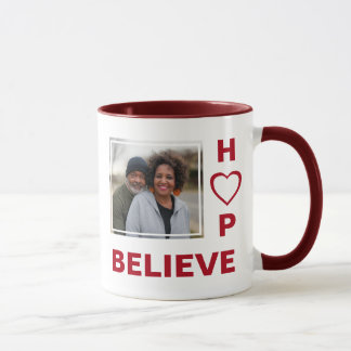 Mug Christian LOVE HOPE CROYEZ À LA Photo Couples