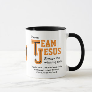Mug Christian TEAM JESUS Monogram