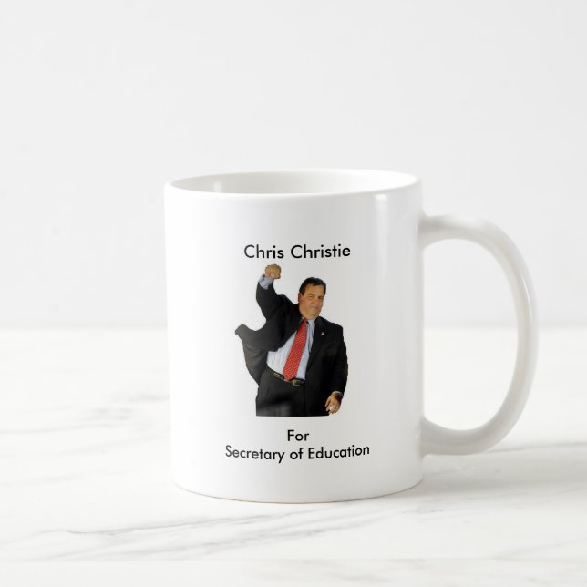 Mug Christie pour le secrétaire de l'éducation (Droite)