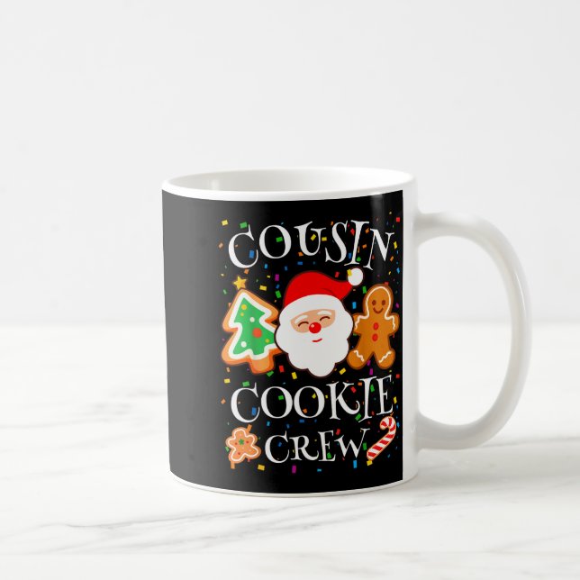Mug Christmas 2025 Cousin Cookie Baking Crew Squad Fam (Droite)