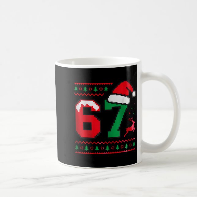 Mug Christmas 67 Ugly Sweater Number 67 Design  (Droite)