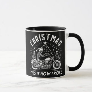 Mug Christmas Biker C'est comme ça que je roule