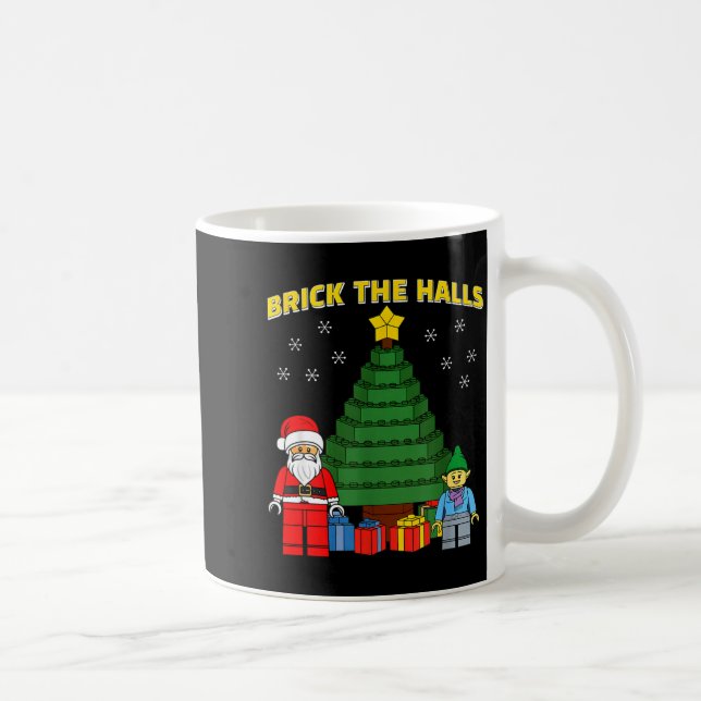 Mug Christmas Building Bricks Brick The Halls Block Bu (Droite)