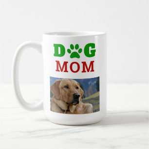 Mug Christmas Chien Maman Empreinte de patte Flocon de