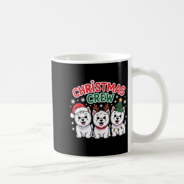Mug Christmas Crew Westie Christmas West Highland Whit (Droite)