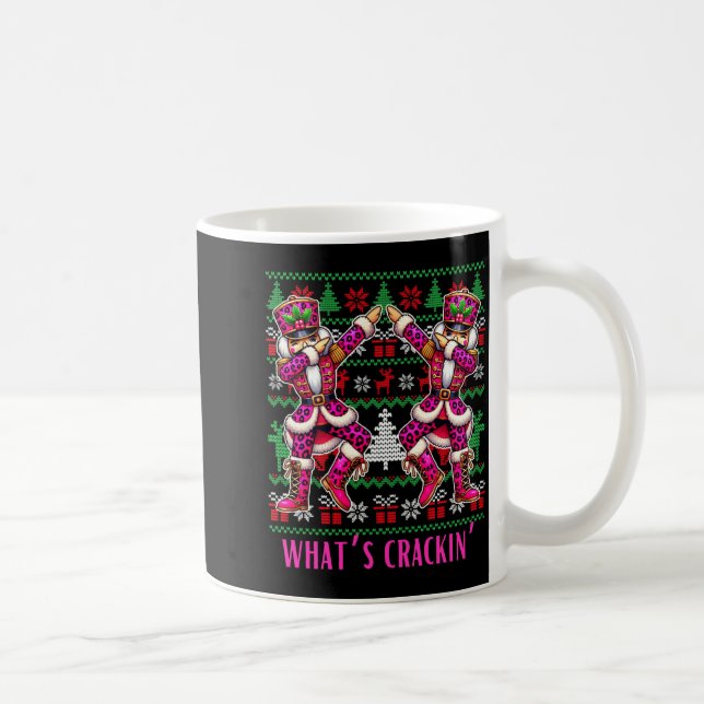 Mug Christmas Crushing It Nutcracker - Funny Retro Ugl (Droite)