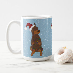 Mug Christmas Doberman Pinscher