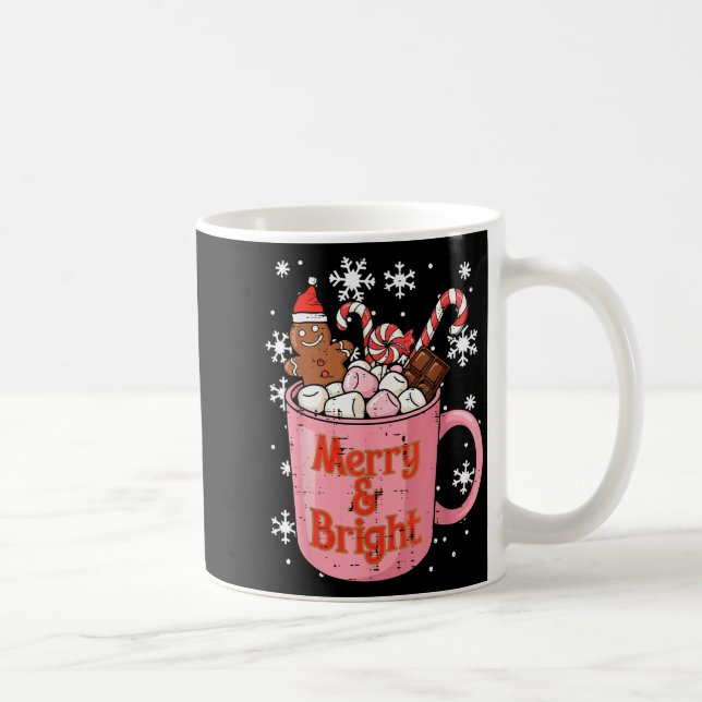 Mug Christmas Gingerbread Cocoa Merry Bright Xmas Wome (Droite)