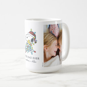 Mug Christmas Love and Lights - Meilleur papa photo