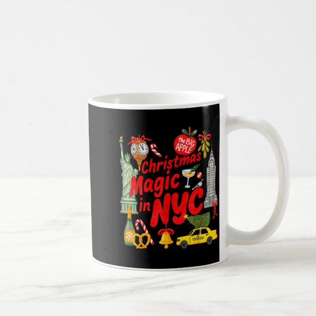 Mug Christmas Magic In Nyc Festive Holiday New York  (Droite)