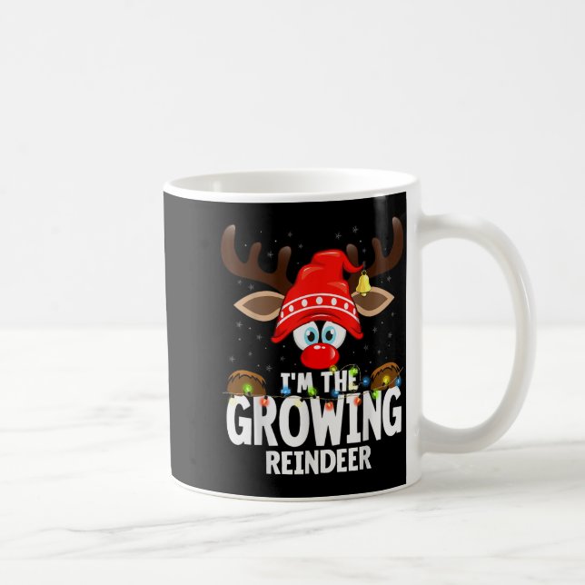 Mug Christmas Matching I'm The Growing Reindeer  (Droite)