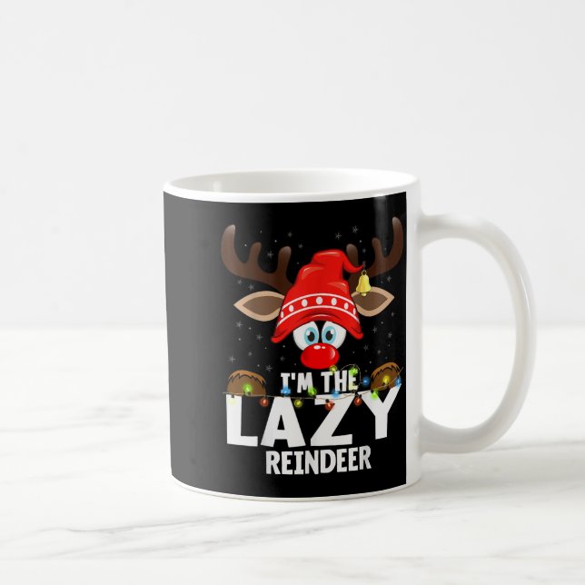 Mug Christmas Matching I'm The Lazy Reindeer  (Droite)