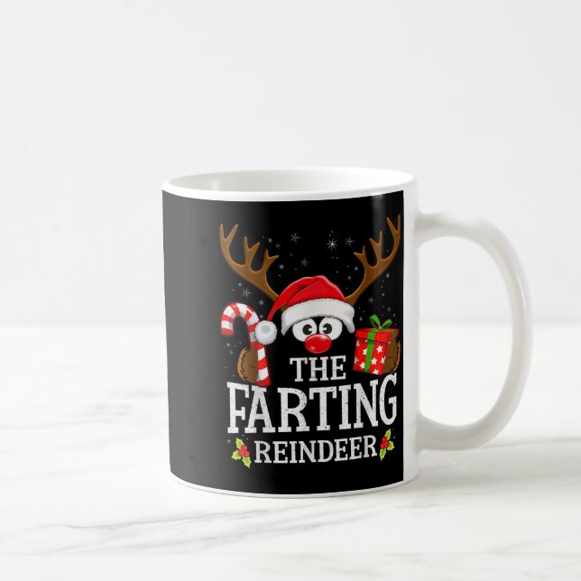 Mug Christmas Matching The Farting Reindeer Family  (Droite)