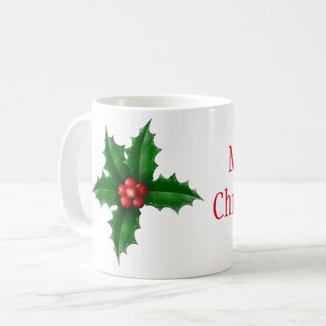 Mug Christmas Mug-Holly (Devant gauche)