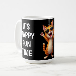 Mug Christmas Novelty Gift Happy Fun Time