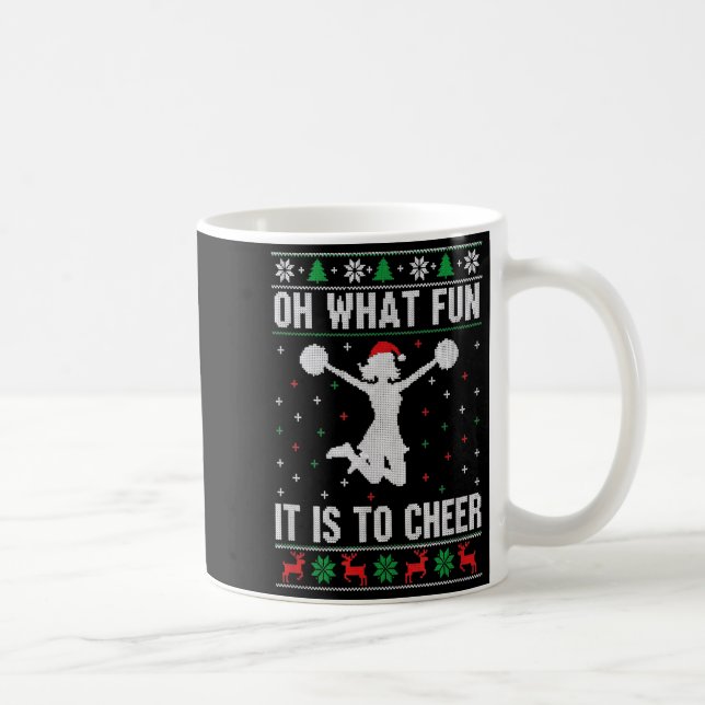 Mug Christmas Oh What Fun It Is To Cheer - Cheerleadin (Droite)