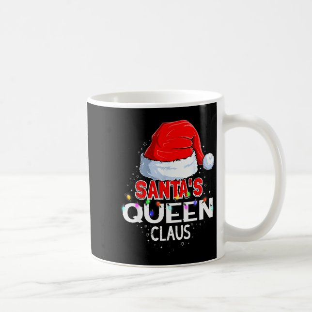 Mug Christmas Pajama Santa's Queen Claus Matching  (Droite)