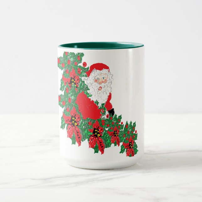 Mug : Christmas Santa (Center)