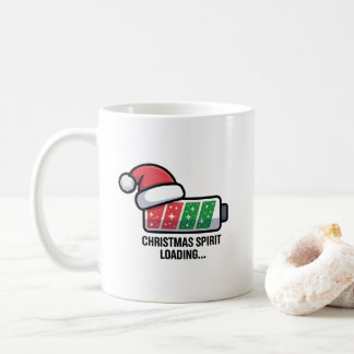 Mug Christmas Spirit Loading Funny Holiday 