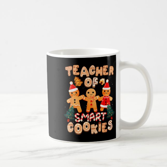 Mug Christmas Teacher Cute Gingerbread Cookies Funny H (Droite)