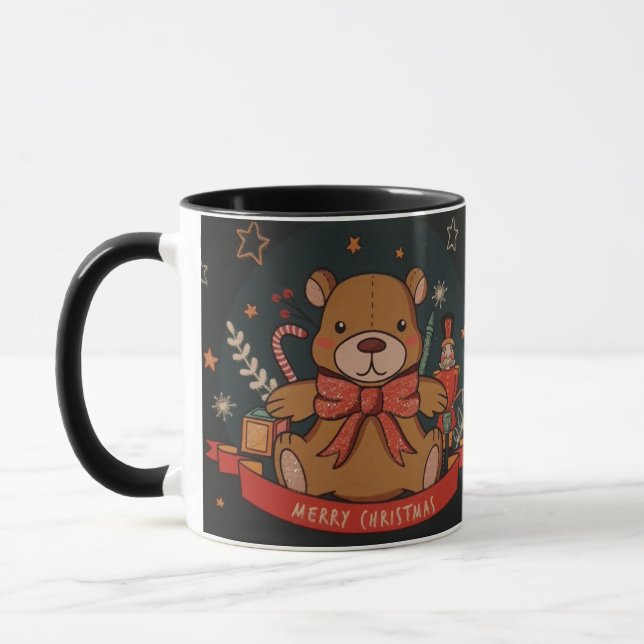 Mug Christmas teddy bear (Left)