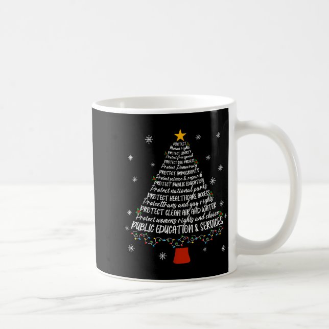 Mug Christmas Tree Protect Human Rights Protect Libert (Droite)