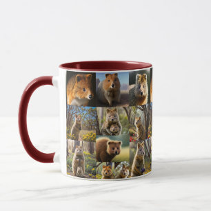 Mug "Chroniques de Quokka : un collage de photos récon