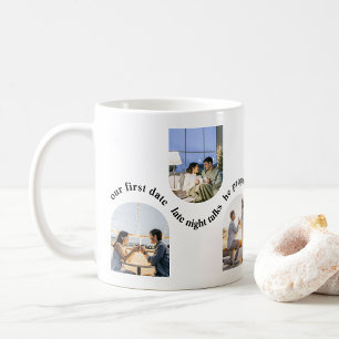 Mug Chronologie photo personnalisée - Cadeau Mariage p