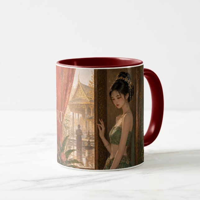 MUG CHUCHOTEMENTS COUR SIAM. (Devant droit)