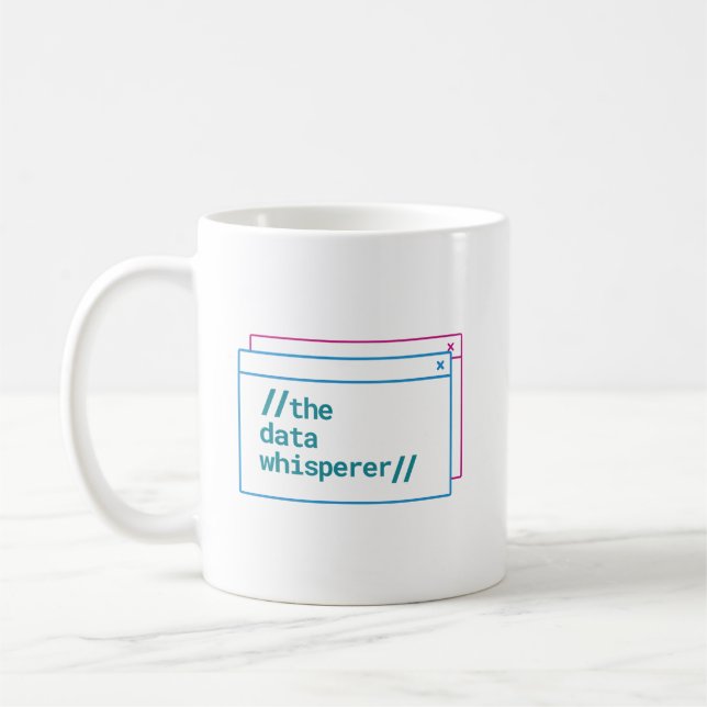 Mug chuchoter les données (Gauche)