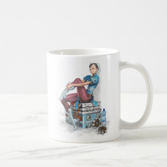 Mug Chun-Li attachant la chaussure (Droite)