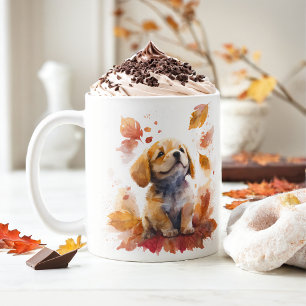 Mug Chute Vibes Aquarelle Chiot -