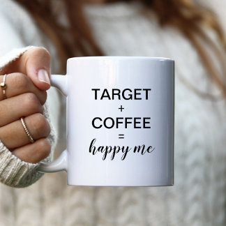 Mug Cible + Café = Moi Heureux