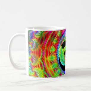 Mug Cible Tie-dye avec symbole Om