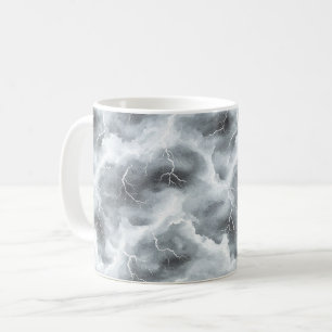Mug Cieux gris orageux éclair