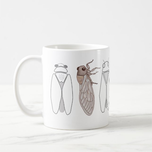 Mug Cigales design Provence. (Gauche)