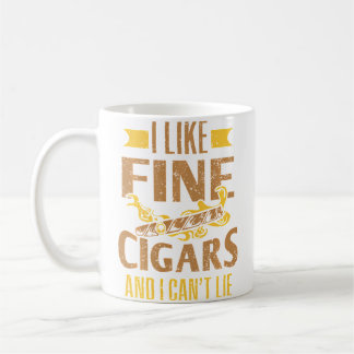 Mug Cigare pour hommes Fumeur de cigare J'aime les cig