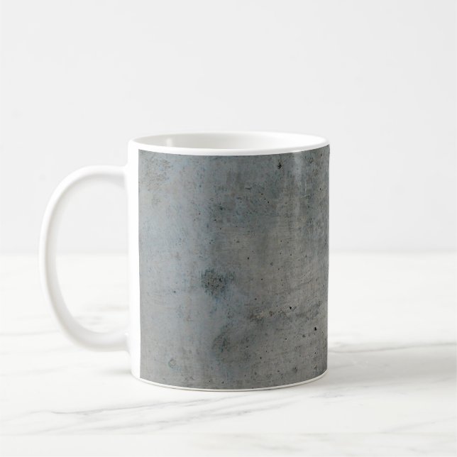 Mug Cimetière en béton texture grise (Gauche)