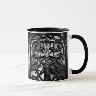 Mug Cimetière gothique croix celtique en fer forgé au