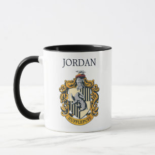 Mug Cimier de Hufflepuff   Ajouter Votre Nom