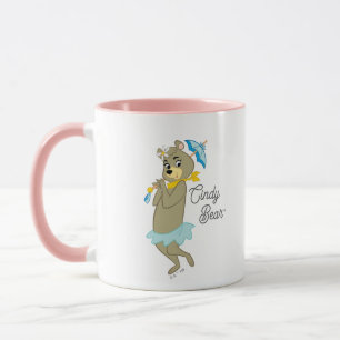 Mug Cindy Bear tenant le parasol
