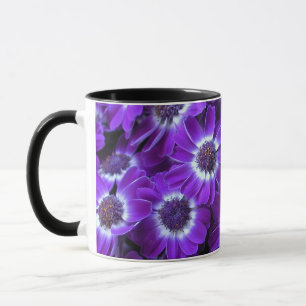 Mug Cineraires blanches violettes