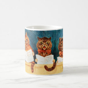 Mug Cinq chats chanteurs, Louis Wain