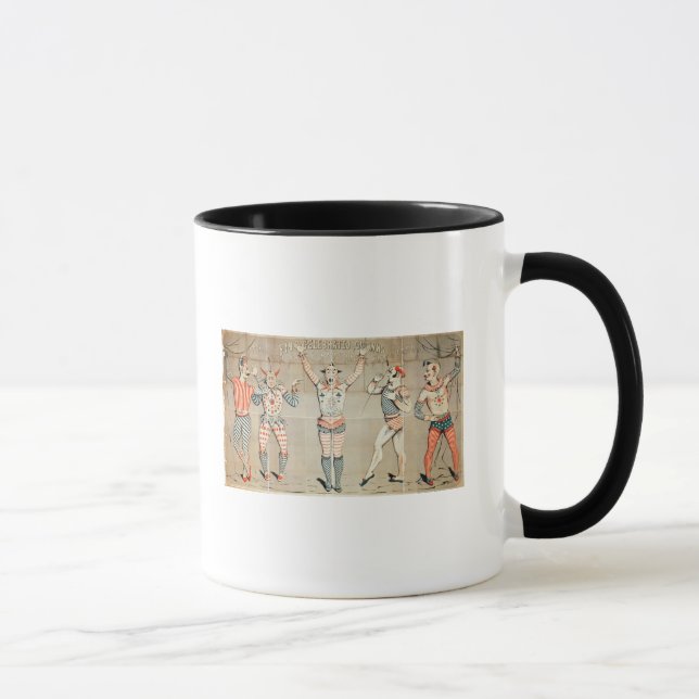 Mug Cinq clowns célèbres attachés aux sables (Droite)