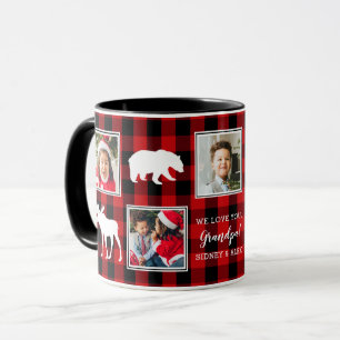 Mug Cinq photos prises   Rouge  